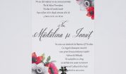 Invitatie de nunta Anemone